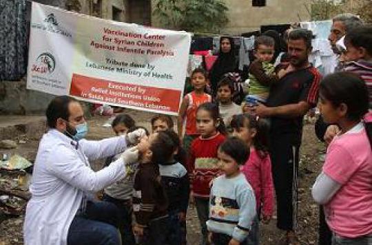 Polio : campagne de vaccination massive au Proche-Orient